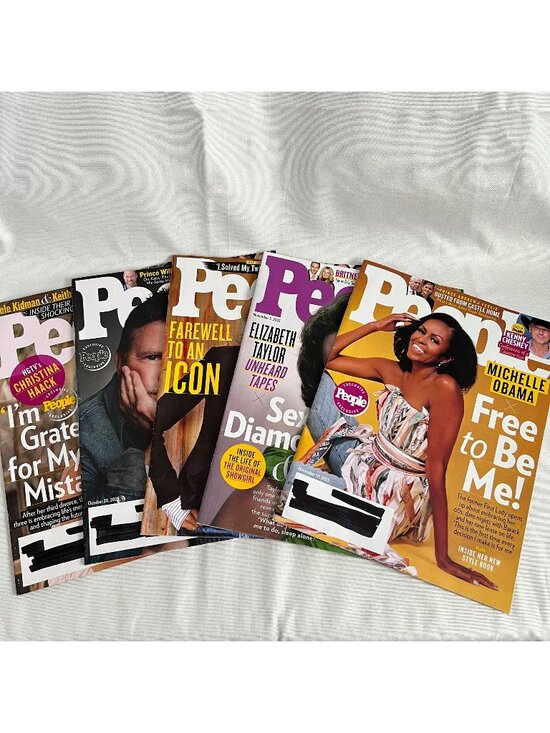 People Other - People Magazine Lot Of 5 Issues 2025 Featuring Michelle Obama & More Celebrity C